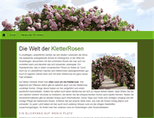 Tablet Screenshot of kletterrose.info